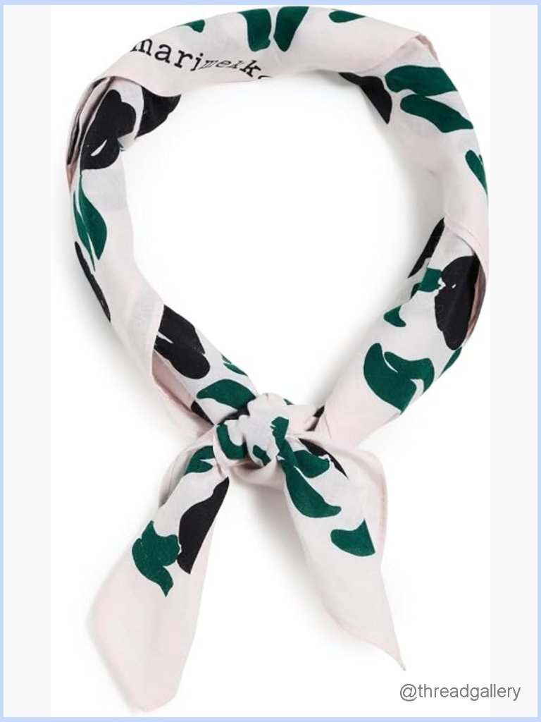 Lightweight Floral Print Square Scarf Cotton Wrap